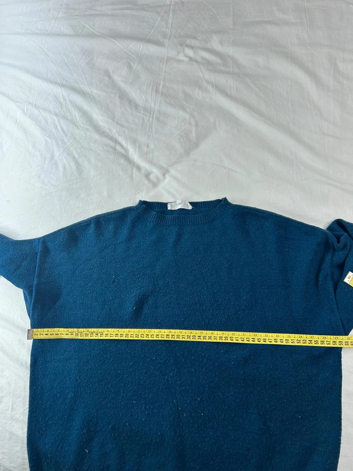 Suéter oversized almae azul marinho vintage em viscose – photo 7
